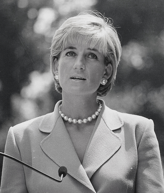 Princess Diana at work